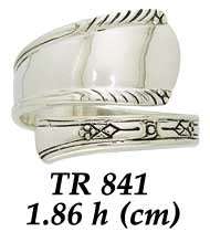 Silver Spoon Ring TR841