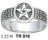 The Star Sterling Silver Ring TR916