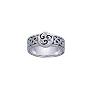 Celtic Knotwork Silver Ring TR928