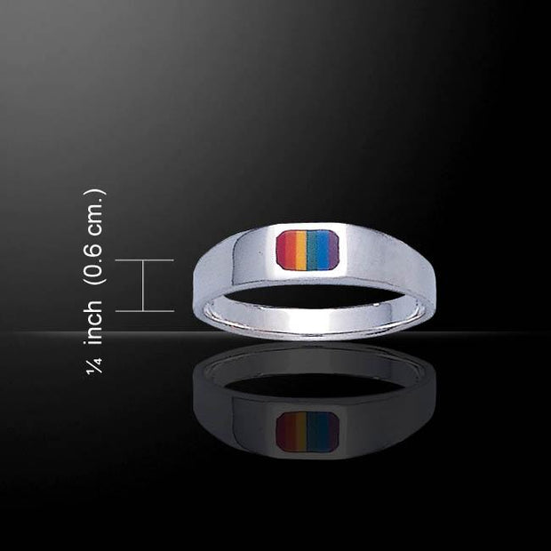 Rainbow Signet Ring TR947