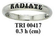 Radiate love Silver Ring TRI417