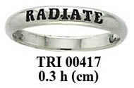 Radiate love Silver Ring TRI417