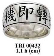 Opportunity in Crisis Silver Ring TRI432