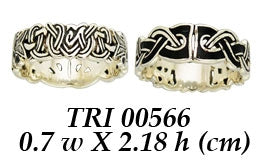 Viking Mammen Weave Ring TRI566