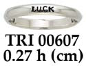 LUCK Sterling Silver Ring TRI607