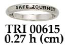 SAFE JOURNEY Sterling Silver Ring TRI615