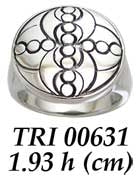 Energy Sterling Silver Ring TRI631