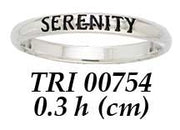 Serenity Silver Ring TRI754