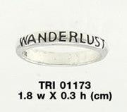 Wanderlust Sterling Silver Ring TRI1173