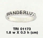 Wanderlust Sterling Silver Ring TRI1173
