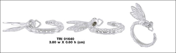 Sterling Silver Dragonfly Ring TRI1640