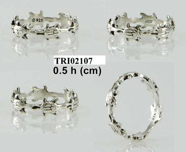 Turtle Silver Ring TRI2107