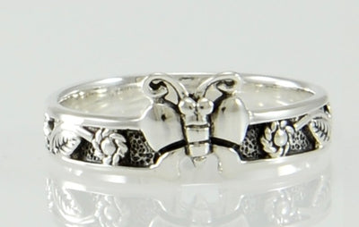 Butterfly & Flower Ring TRI2109