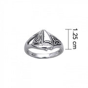 Celtic Sailboat Ring TRI039