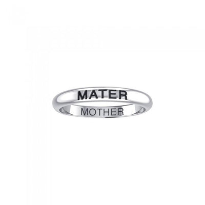 MATER MOTHER Sterling Silver Ring TRI1174