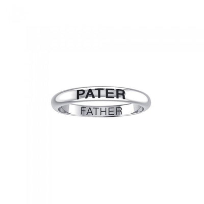 PATER FATHER Sterling Silver Ring TRI1176