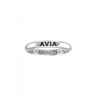 AVIA GRANDMOTHER Sterling Silver Ring TRI1177
