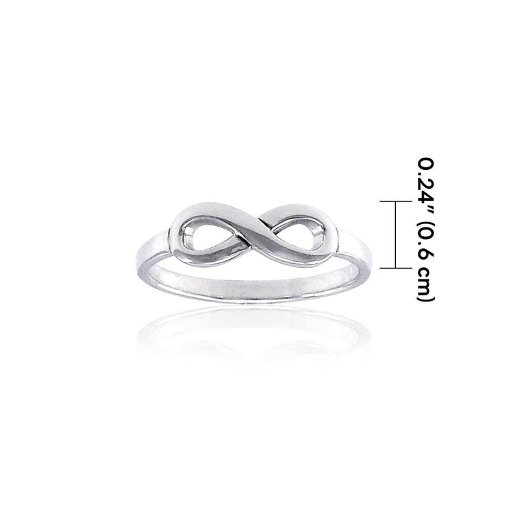 Symbol of Infinity Sterling Silver Ring TRI1208