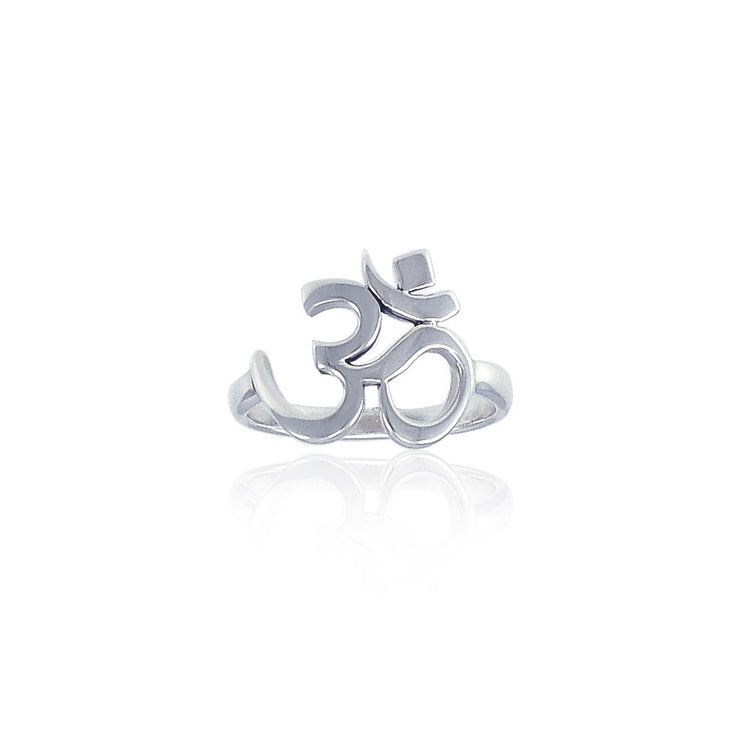 OM Expression of Spiritual Perfection TRI1219 Ring