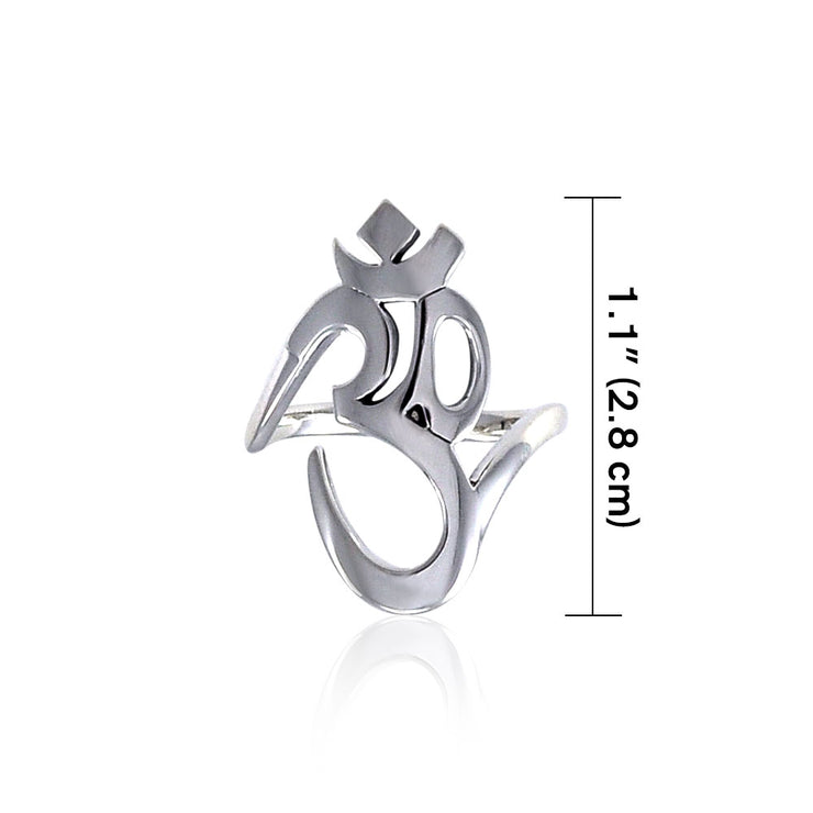 OM Expression of Spiritual Perfection Ring TRI1220 Ring