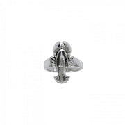 Lobster Sterling Silver Ring TRI1400