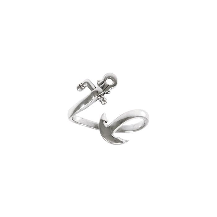 Safe in Anchor Wrap ~ Sterling Silver Ring TRI1417