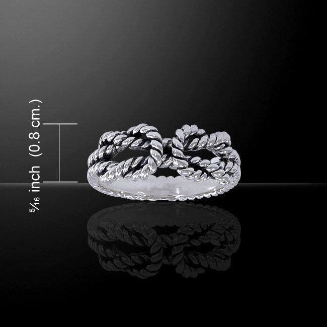 Rope Bend Knot Ring TRI1464