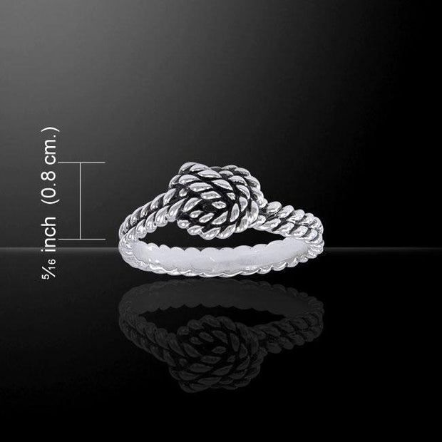 Overhand Knot Rope Ring TRI1465