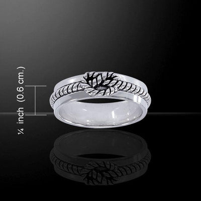 Overhand Knot Rope Ring TRI1467