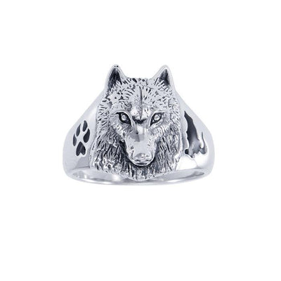 Ted Andrews Wolf Ring TRI147