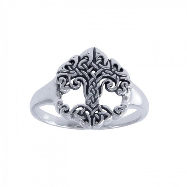 The Revered Tree of Life by Cari Buziak ~ Sterling Silver Ring TRI1533