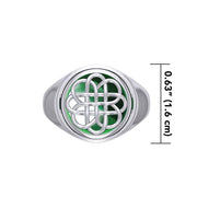 Celtic Knotwork Flip Ring TRI156