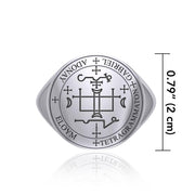 Archangel Gabriel Sigil Silver Ring TRI1565