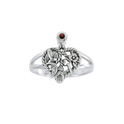 Cimaruta Witch, an iconic wander ~ Sterling Silver Ring with Gemstone TRI1579