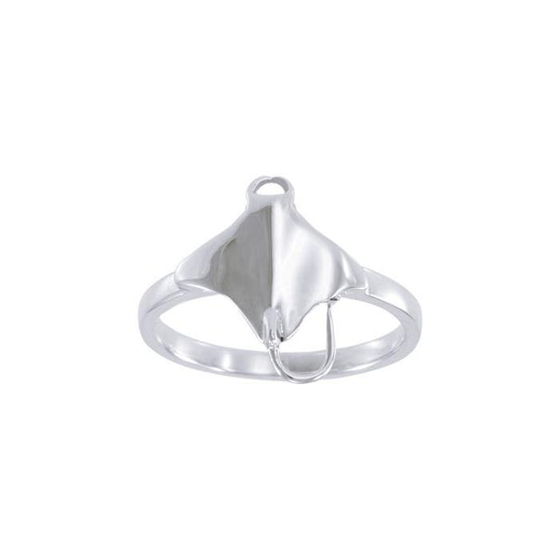 Manta Ray Sterling Silver Ring TRI1626 Ring