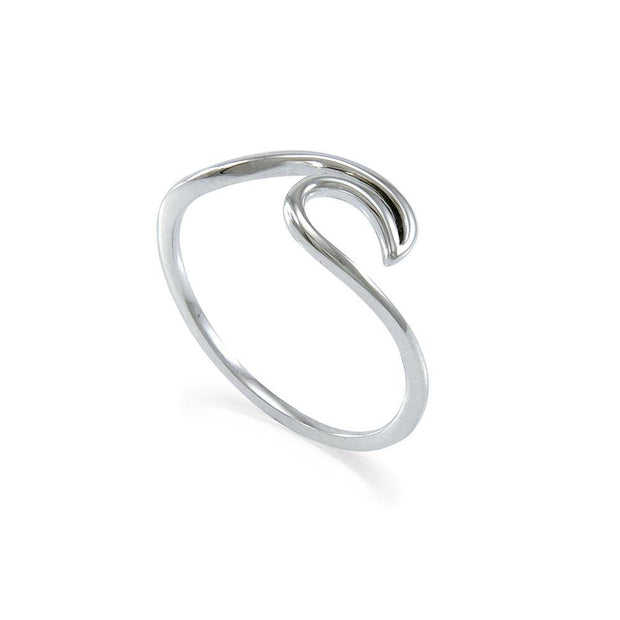 The frothing waves of the sea ~ Sterling Silver Ring TRI1632