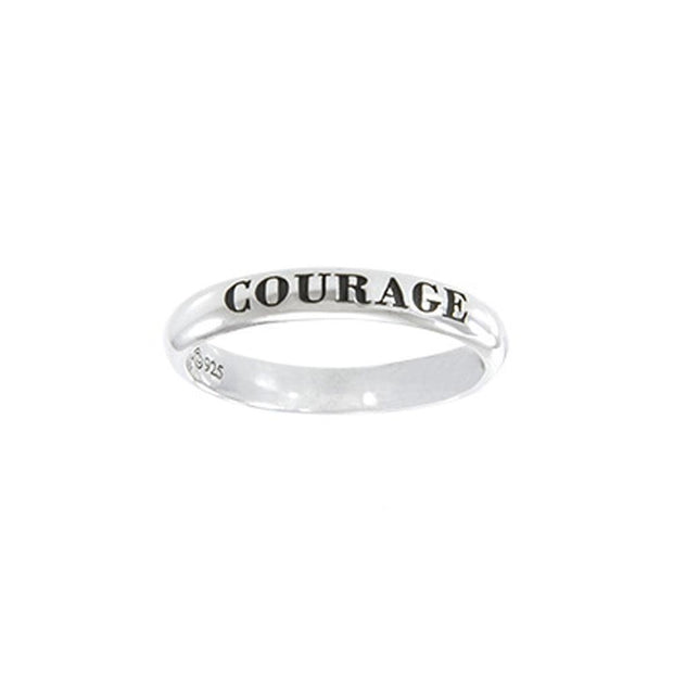 COURAGE Sterling Silver Ring TRI1666