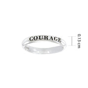 COURAGE Sterling Silver Ring TRI1666