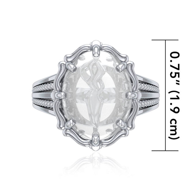 Goddess Sterling Silver Ring TRI1722