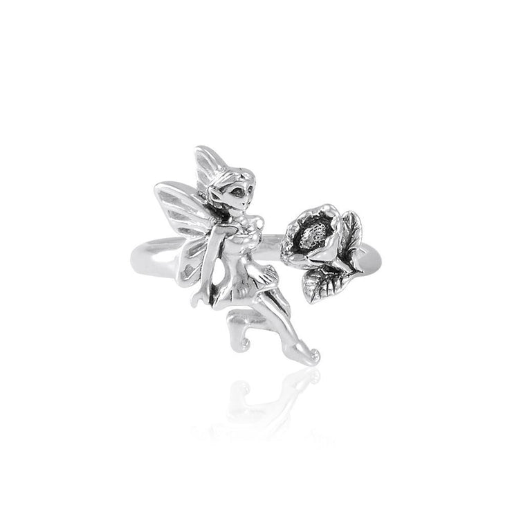 Fairy and Flower Silver Ring TRI1824