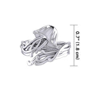 Jellyfish Silver Wrap Ring TRI1896