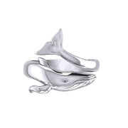 Blue Whale Sterling Silver Ring TRI1926