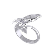 Blue Whale Sterling Silver Ring TRI1927 - Wholesale Jewelry