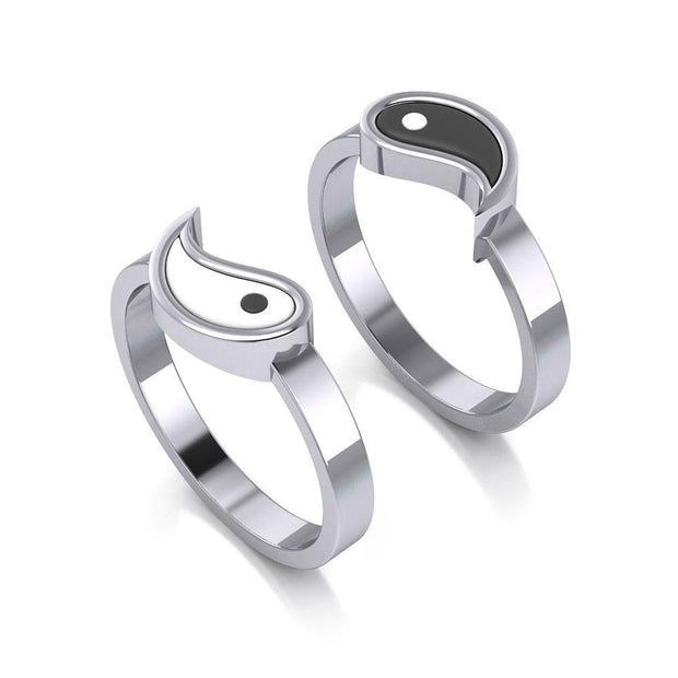 Yin Yang Love Silver Commitment Ring TRI1940 Ring