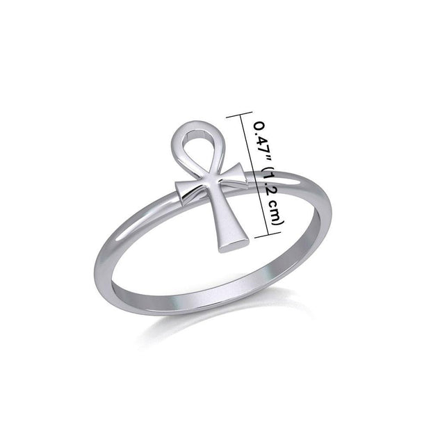 Egyptian Ankh Silver Ring TRI2055