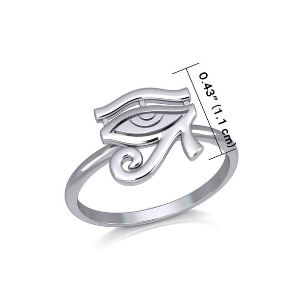 Beyond the symbolism of the Eye of Horus Silver Ring TRI2056