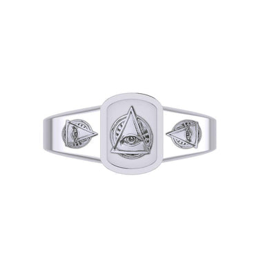 Eye of Wisdom Silver Ring TRI2102