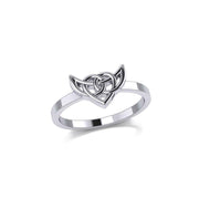 Celtic Knotwork Silver Ring TRI2166