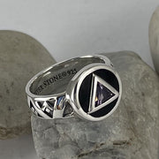 Recovery Band Ring with Gem TRI2274