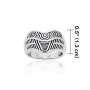 Art Deco Silver Ring TRI236 Ring